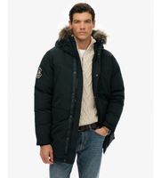 superdry para hombre m5011929a parka everest faux fur verde oscuro l casual poliester