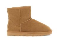 botines de ante con pelo sintetico camel 38