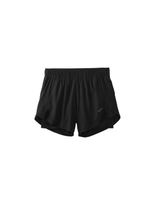pantalon de running brooks chaser 5 2-in-1 black mujer