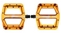 ht components talon an71 par de pedales planos naranja