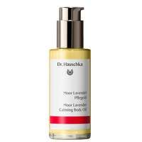 dr hauschka body moisturisers oils and powders moor lavender calming body oil 75ml