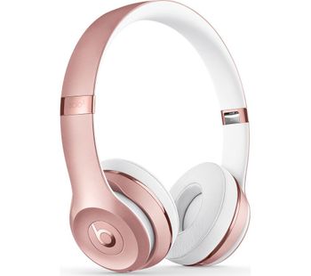BEATS Solo 3 Wireless Bluetooth Headphones - Rose Gold, Gold