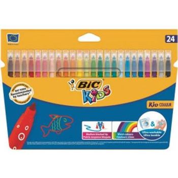 Bic Kids Couleur Colouring Felt Pens PK24