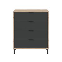 comoda con 4 cajones - l775 cm -