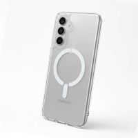 funda transparente logo compatible con magsafe para samsung galaxy a17