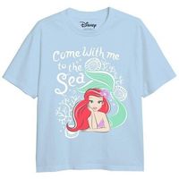 little mermaid camiseta come to the sea para nina