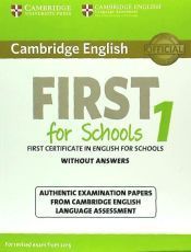Cambridge English First for Schools 1 for Revised Exam from 2015 Student's Book without Answers