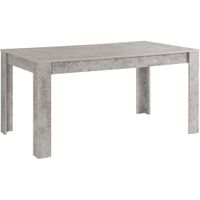 mesa de comedor para 8 personas en efecto concreto 160