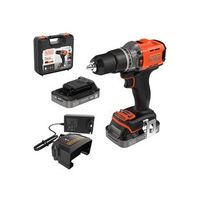 taladro de impacto inalambrico blackdecker 18 v 2 x 2 ah bcd383d2xk