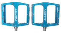 par de pedales planos neatt attack v2 xl 11 pines azul
