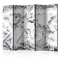 biombo - the world of newspapers ii 225x172 cm