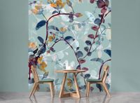 papel pintado panoramico ivy