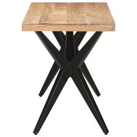 mesa de comedor - mesa de cocina de madera maciza de acacia 120x60x76 cm