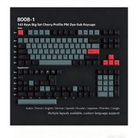 tecla de sublimacion de cinco lados original 8008 pbt cangjie arabe coreano aleman frances espanol ruso