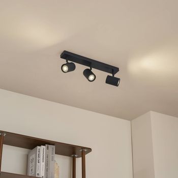 Foco de aluminio gris