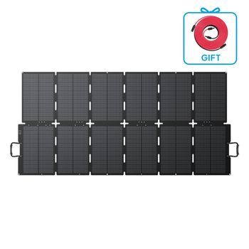 Bluetti Panel Solar 500w Para Elite 300 Y Elite 400, Plegable Ip65, Camping, Autocaravanas