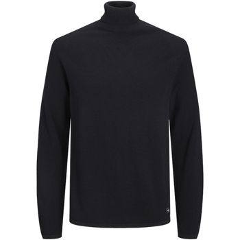 Jack & Jones Jersey 12210931 JJEHILL KNIT ROLL NECK NOOS BLACK para hombre