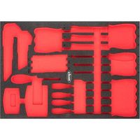 vigor v6814-l cubeta de espuma suave r vacia r563 mm x 393 mm x 35 mm