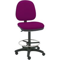taburete giratorio milano - tapizado magenta