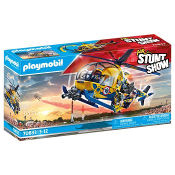 PLAYMOBIL - Air Stuntshow Helicóptero de rodaje de película +5 años