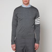 thom browne crewneck wool jumper - 2m