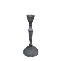 candelabro decorativo de acero gris h23