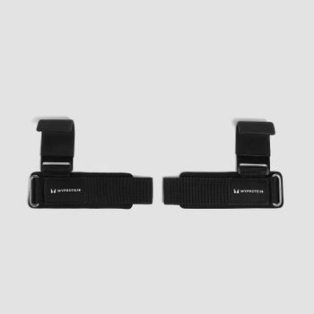 Ganchos para levantamiento de pesas de Myprotein - Negro