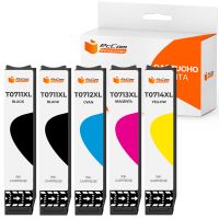 pccom essential epson cartucho tinta compatible con t0711t0712t0713t0714 negrocianmagentaamarillo pack 5