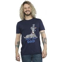 disney camiseta lady and the tramp just like dad para hombre