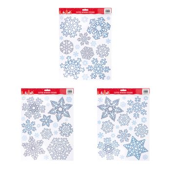 Glitter Snowflake Window Sticker