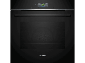 Horno - Siemens HB734G1B1, Convencional, Liempieza hidrolítica, 71 l, Perfect Cooking 3D, ome Connect , 59.4 cm, Negro