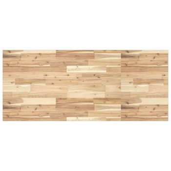 Encimera Tocador De Baño Madera Acacia Sin Tratar 120x60x2 Cm Vidaxl