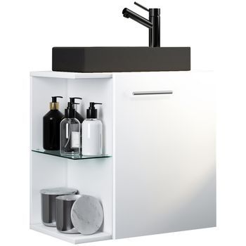 Lavabo De 2 Piezas Hausa Estrecha Negro