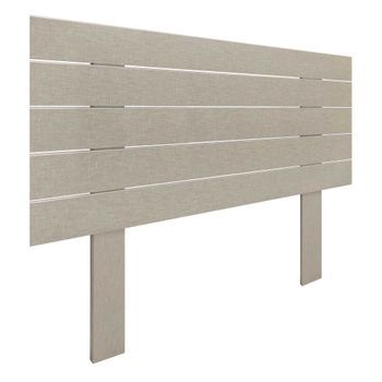 Cabecero De Madera Reciclada Dm Estilo Palet Horizontal Con Patas 105x115cm Camas 105 - Acabado Lino