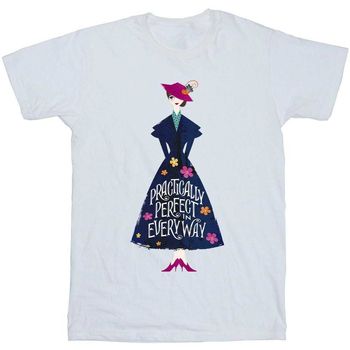 Mary Poppins Camiseta Practically Perfect In Every Way para niña