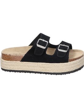Sandalias Con Plataforma Para Mujer Stay 31-793 Negro 38
