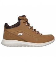skechers para mujer 12918 botines de piel ultra flex just chill marron 35 plano cordones casual deportivo