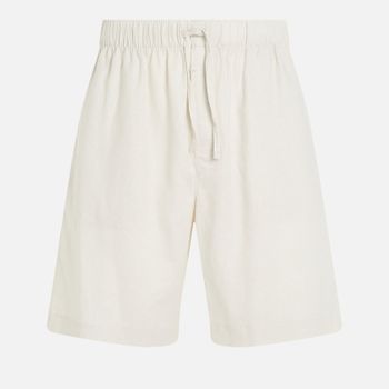 Calvin Klein Linen-Blend Sleep Shorts - XL