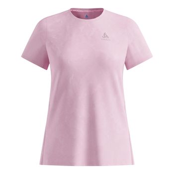 Odlo Zeroweight Engineered Chill-Tec Camiseta de running Mujeres-rosa