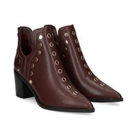 befree botines con tacon mujer - rojo talla 39