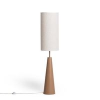 lampara de pie metal dembar beige