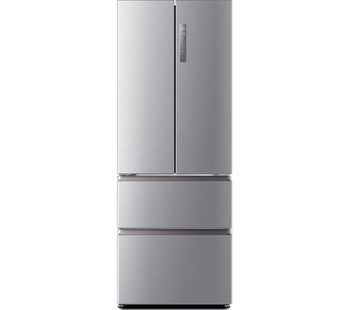 HAIER Slim American Style Fridge Freezer HB16FMAA 60/40 - Stainless Steel, Stainless Steel