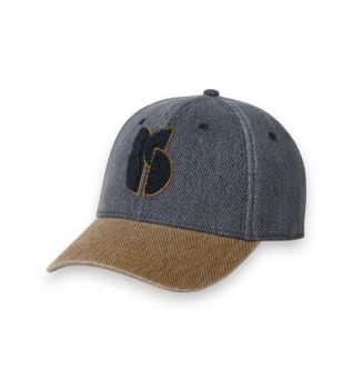 BA&SH para mujer. 2E26HENR Gorra Henri gris, marrón (OSFA), Casual, Algodón
