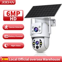 camara de seguridad solar inalambrica jooan de 6mp deteccion humana vision nocturna en color audio bidireccional wifi ptz vigilancia domestica cctv