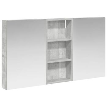 Juego De Muebles De Baño Con Estante 3 Pcs 110 X 10,5 X 60,5 Cm Vidaxl