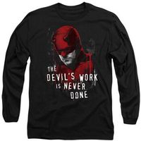 daredevil camiseta manga larga born again the devils work is never done para mujer