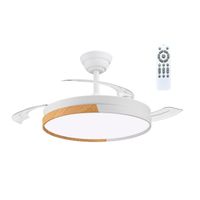 ventilador led aspas retractiles ecoro cct dim 48w