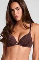 hunkemoller sujetador con aros preformado plunge marron