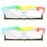 team group t-force delta rgb ddr4 3600mhz pc4-28800 16gb 2x8gb cl18 blanco