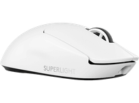raton gaming - logitech g pro x superlight 2 lightspeed inalambrico-usb 320000ppp pc-mac botones personalizables interruptores hibridos blanco